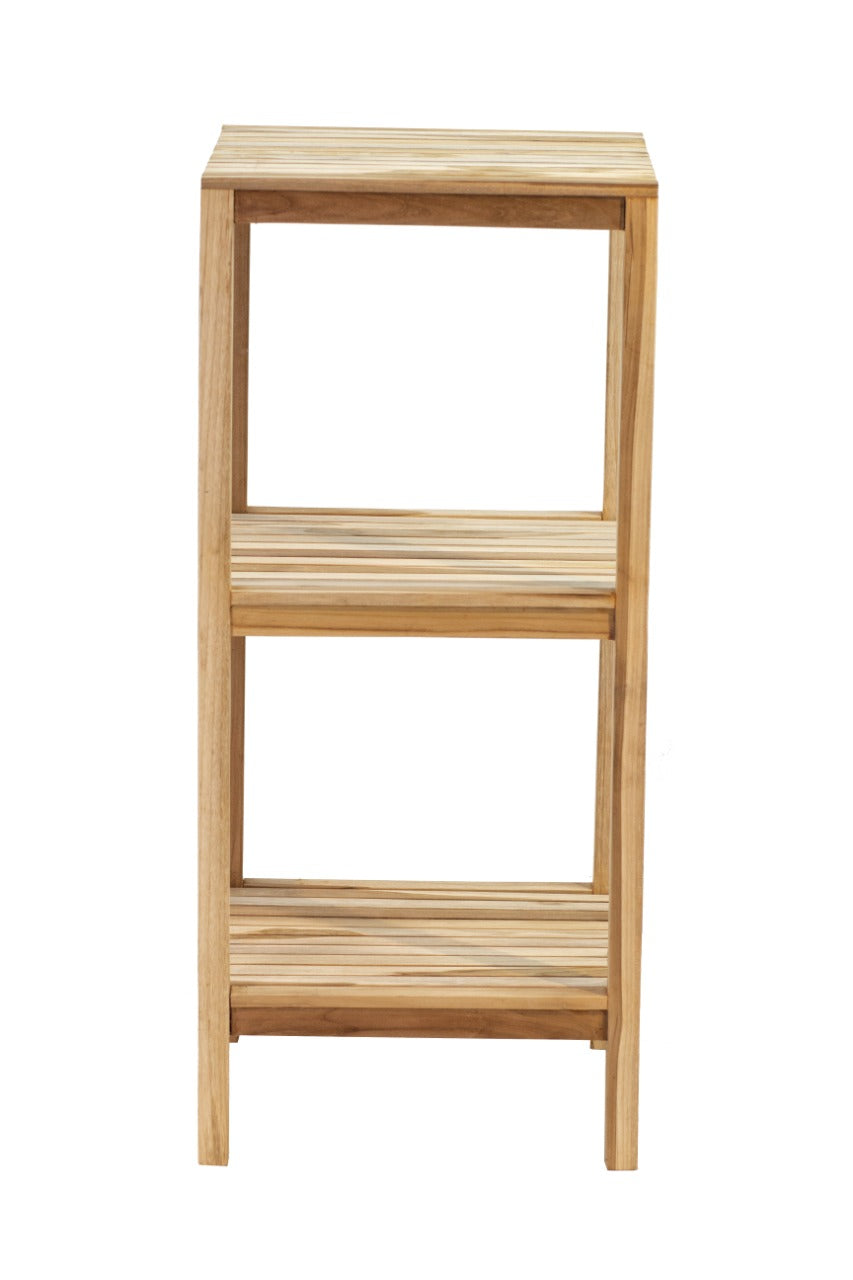 Teak rack Pilou – boho furniture, handwoven and handmade in Bali