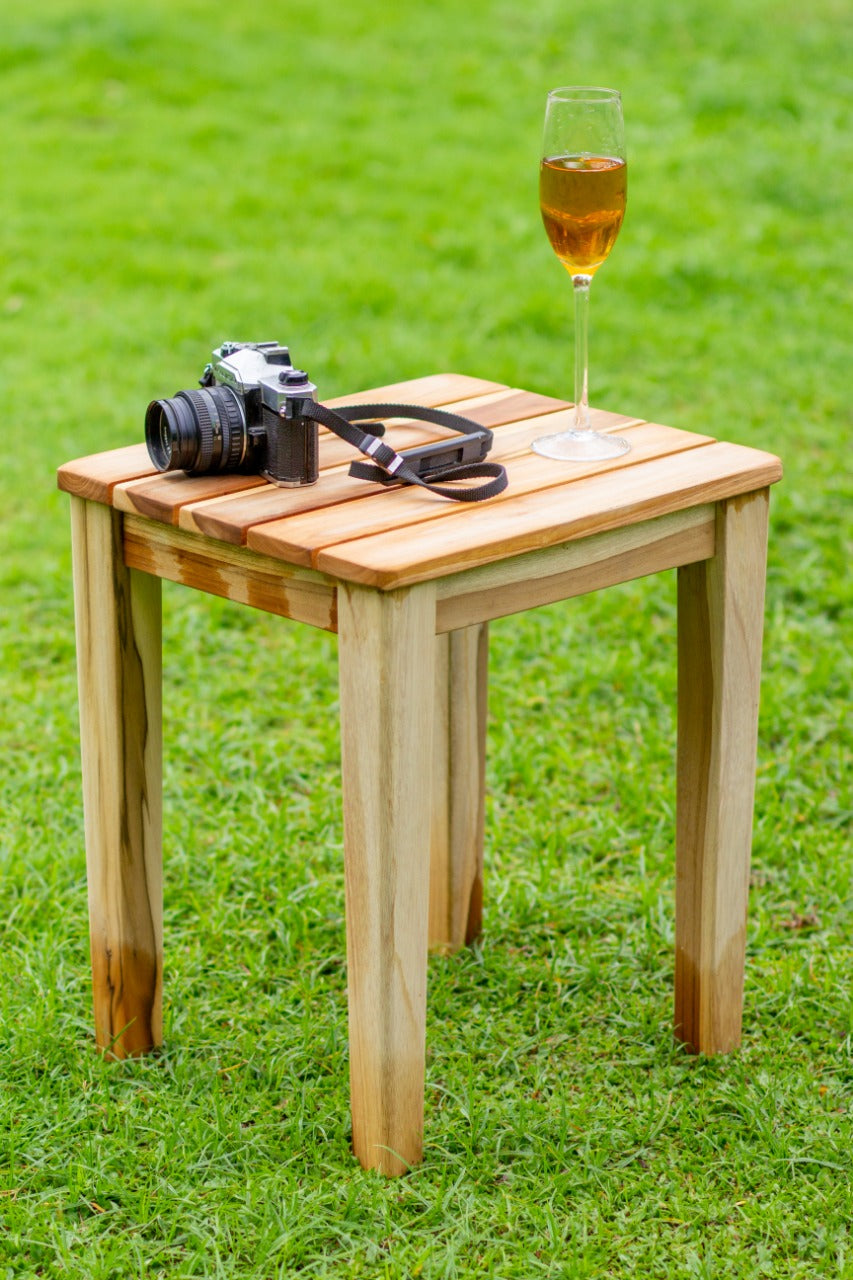 Handmade teak table – the Carla, boho furniture made in Bali