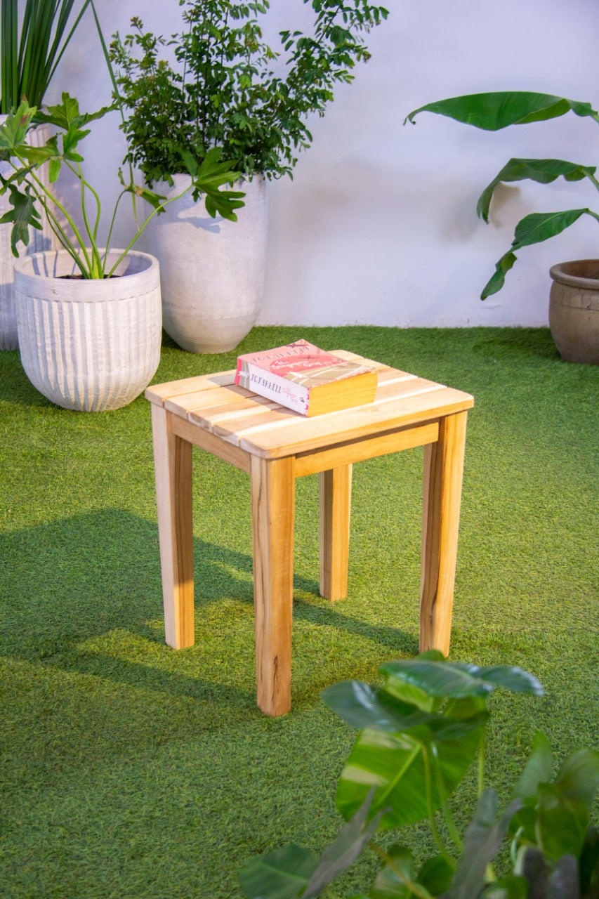 Teak table Carla – handmade in Bali, boho style