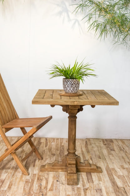 Miami table, boho furniture handmade by Balinese artisans