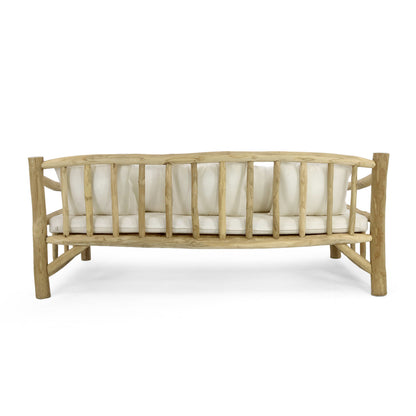 Handcrafted teak branch daybed – Mayorca, boho furniture from BaliSouk