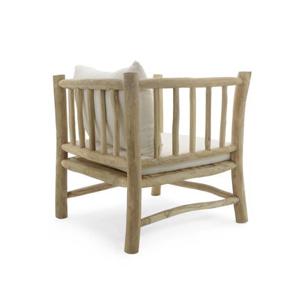 Teak branch living set Mayorca – handmade in Bali, boho style
