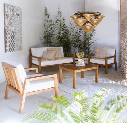 Natalie garden set by BaliSouk – boho furniture made in Bali