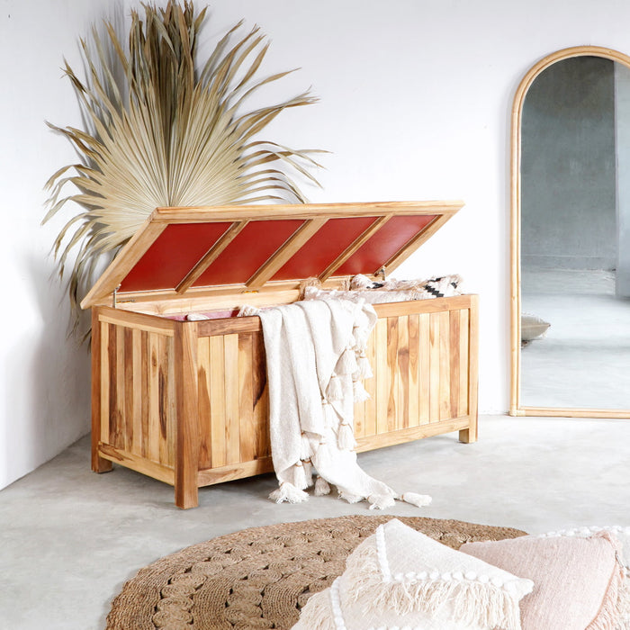Carol Wateresist box in natural materials – handmade boho decor from Bali