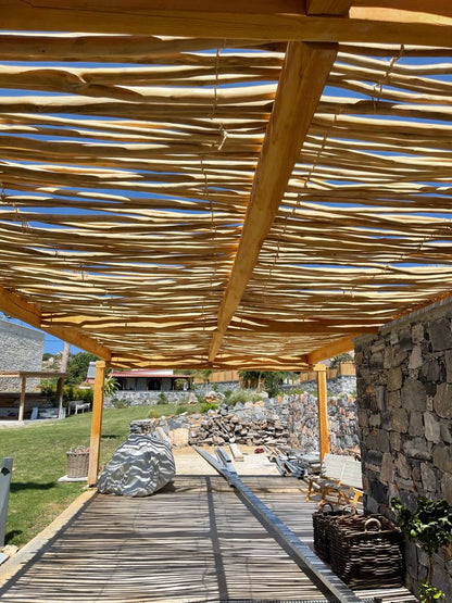 Teak branch decorative piece Roller Roof – boho decor, handwoven and handmade in Bali