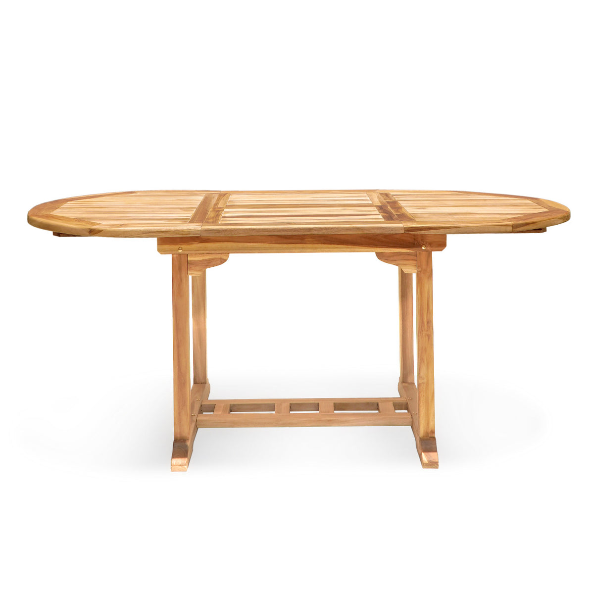 Teak extension table Java Ext. – boho furniture, handwoven and handmade in Bali