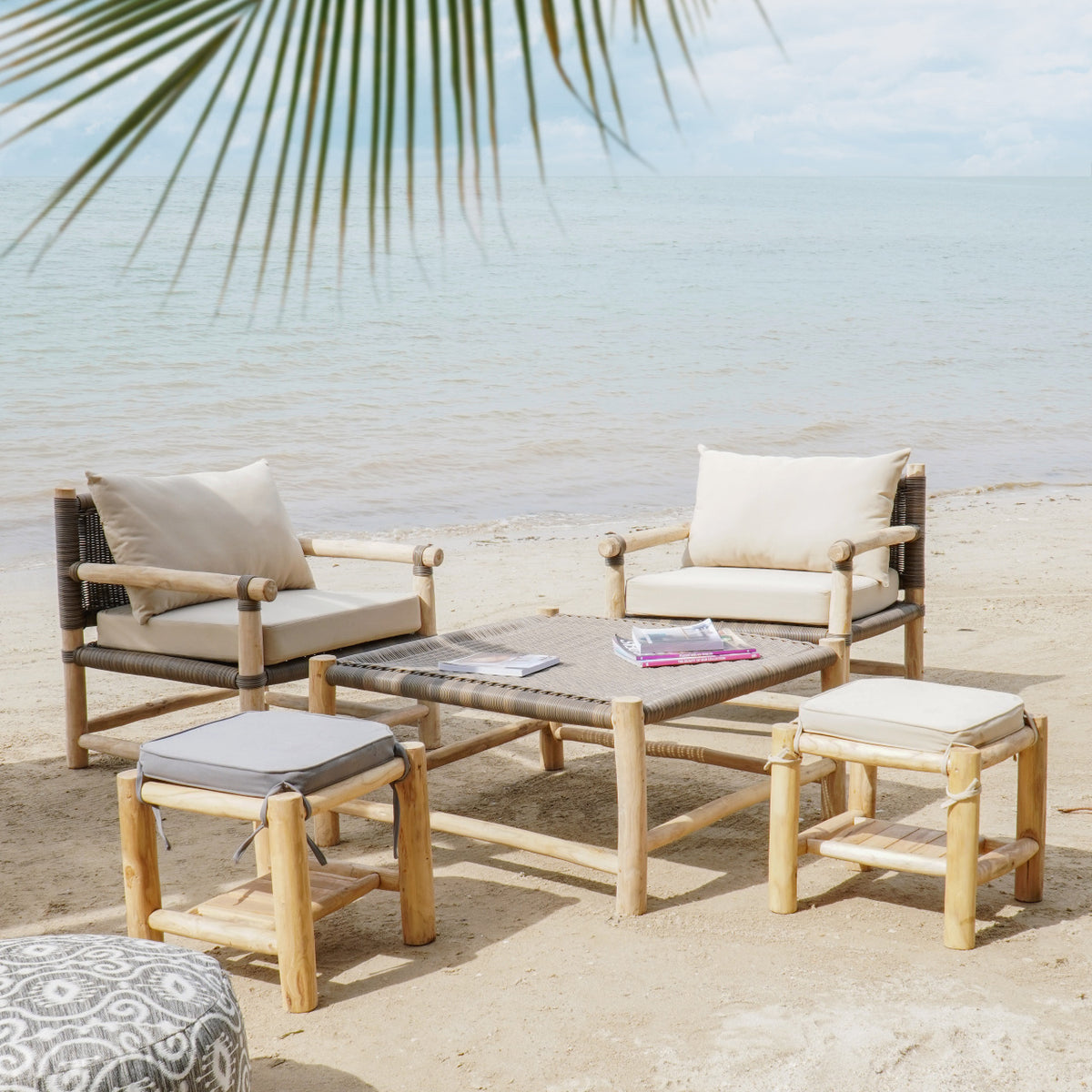 Handmade teak branch armchair – the Gustavia Arm, boho furniture made in Bali