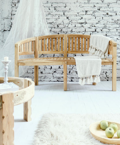 Banana Deluxe Bench 2-Seater Without Cushion - Kd System