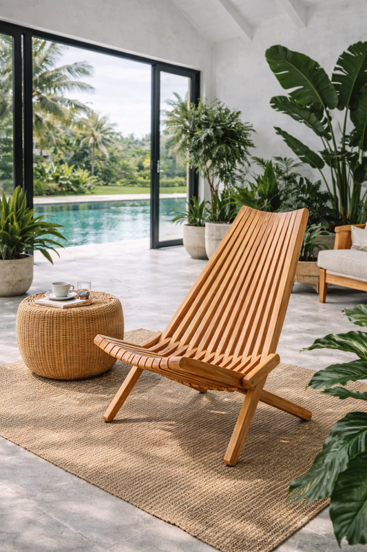 Bali Furniture – Phoenix Folding Chair Without Cushion – The Phoenix Folding Chair Without Cushio