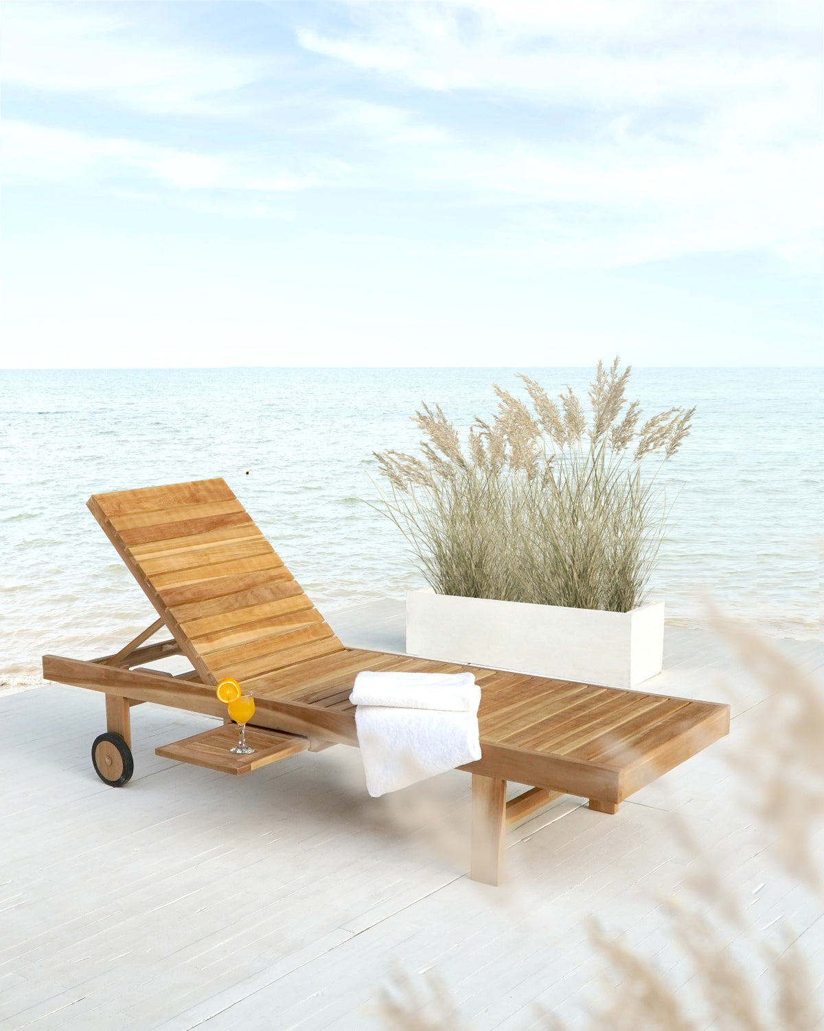 Havana sun lounger in natural materials – handmade boho furniture from Bali