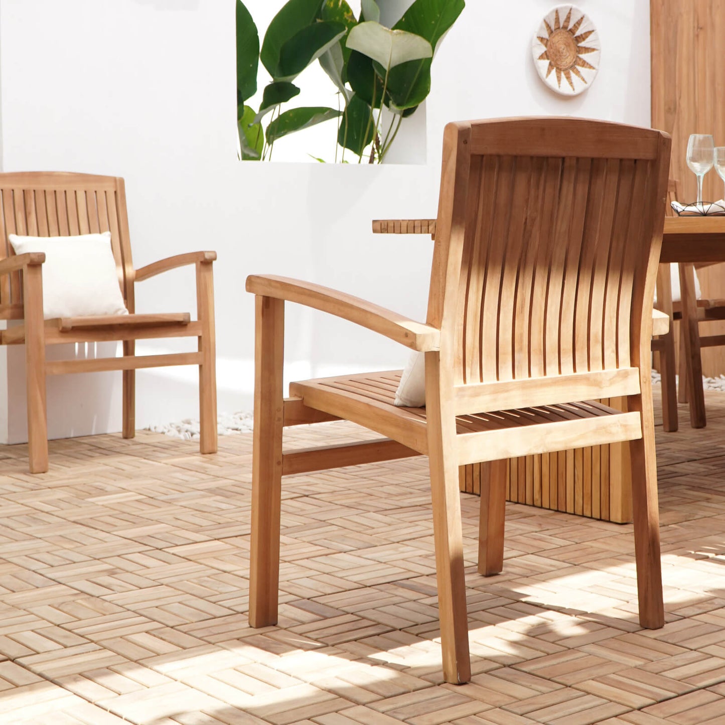 Sardinia Stackable Chair  Without Cushion