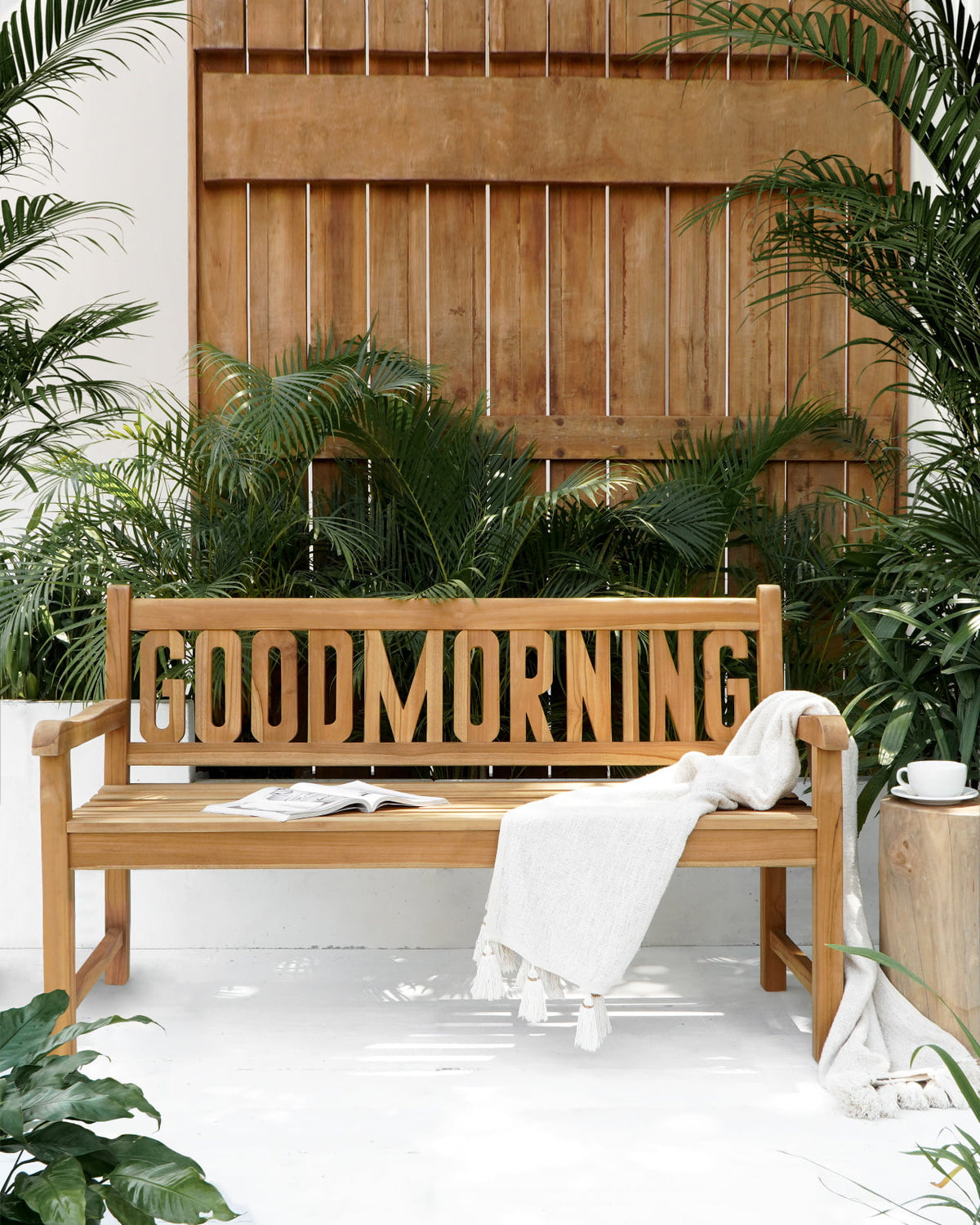 "Good Morning" Bench Kd