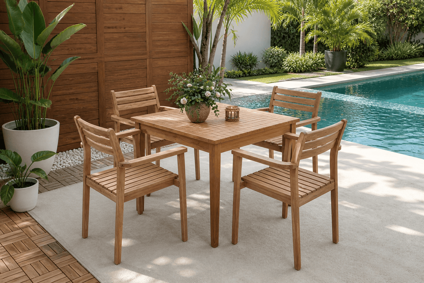 Kinito Dining Table Square - Kd