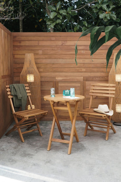 Bali Furniture – Bistro Picnic Set Of Three Without Cushion – The Bistro Picnic Set Of Three Without C