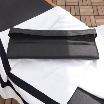 Labobo Sun Loungers With Wheels With Loose Head Cushion