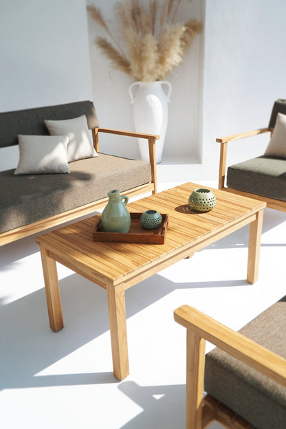 Farren living set, boho furniture handmade by Balinese artisans