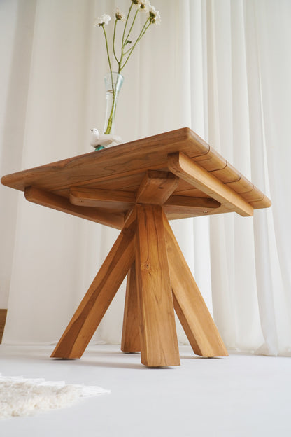 Lisboa coffee table in natural materials – boho furniture by BaliSouk