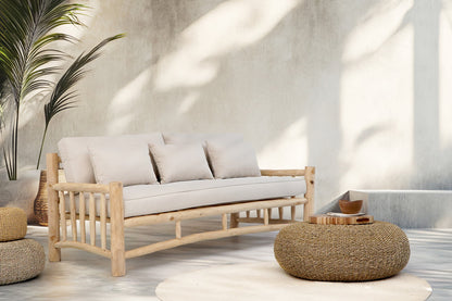 Teak sofa Mayorca – boho furniture handcrafted in Bali by BaliSouk