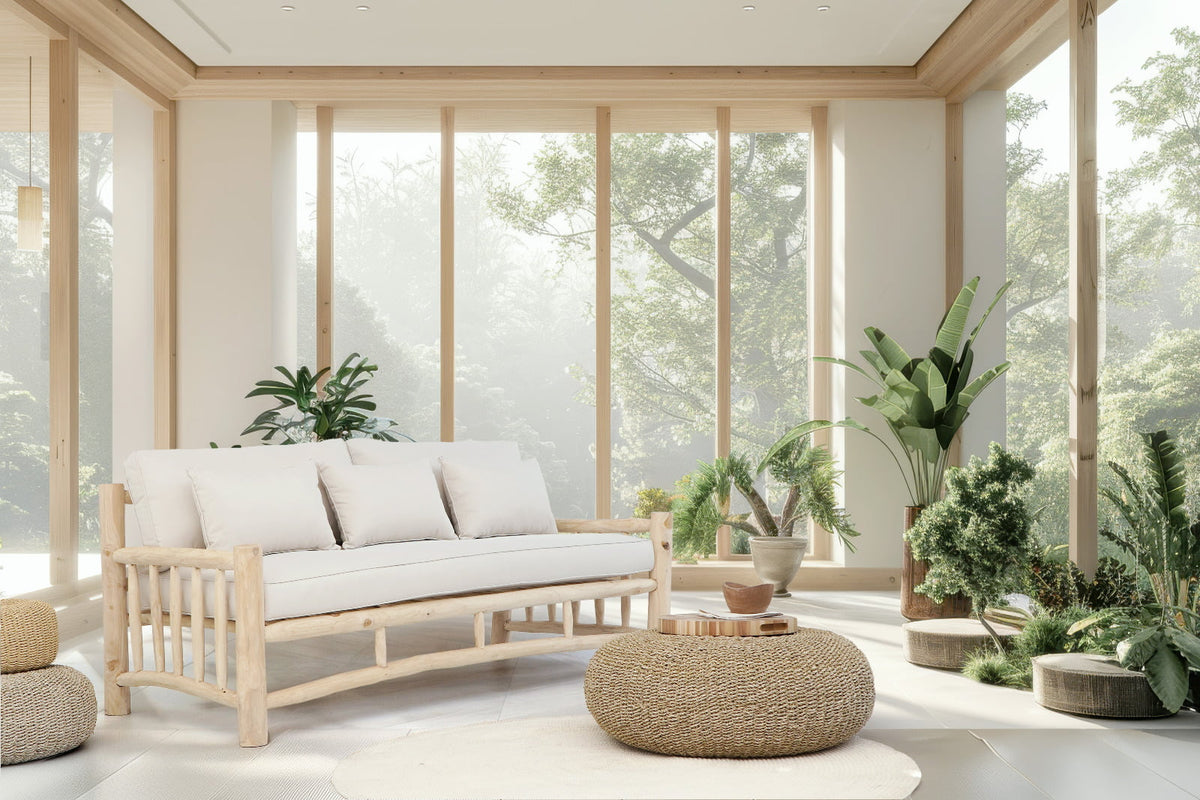 Mayorca – natural materials sofa, boho furniture from Bali