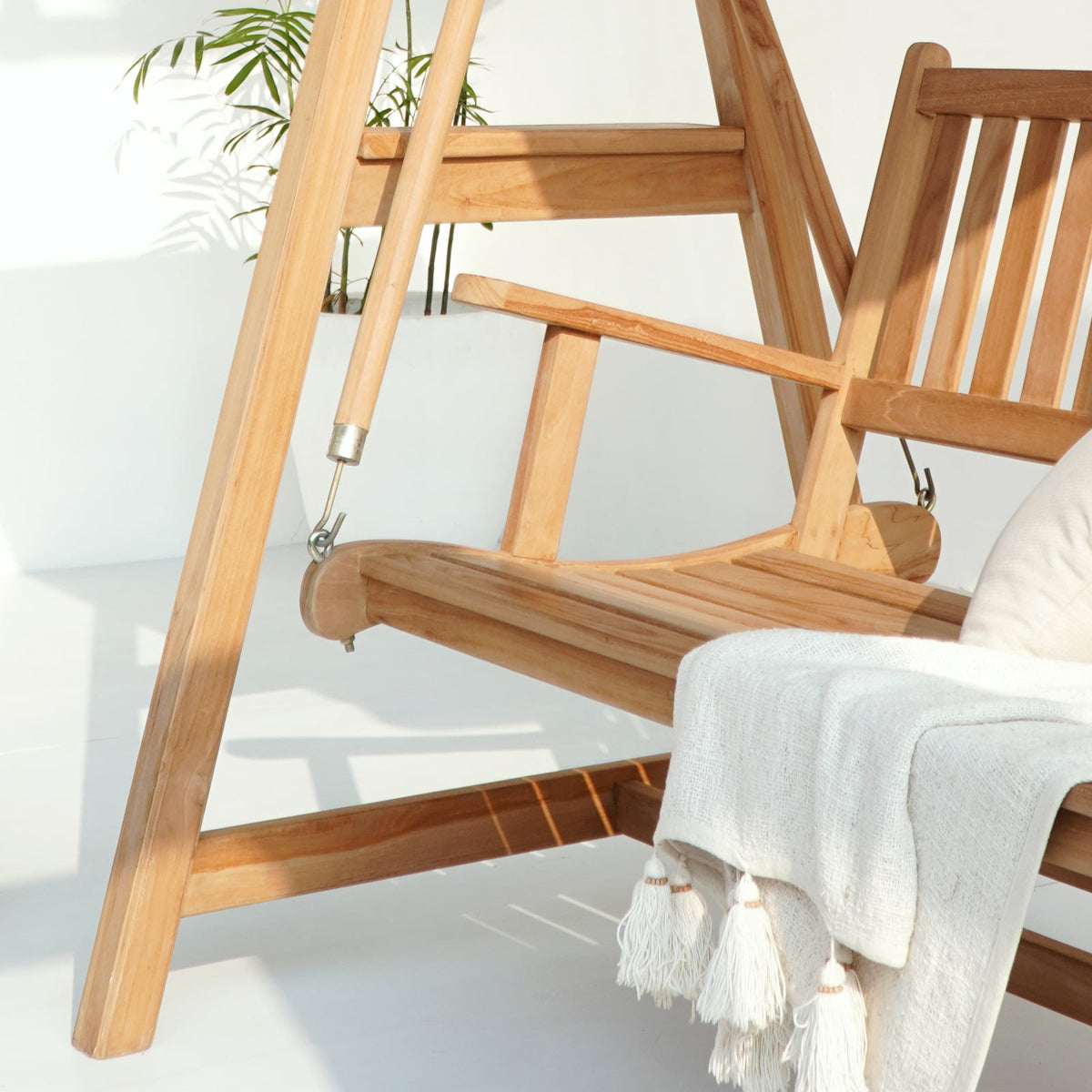 Weimar – natural materials rocking sofa, boho furniture from Bali