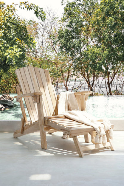 Amsterdam sun lounger, boho furniture handmade by Balinese artisans