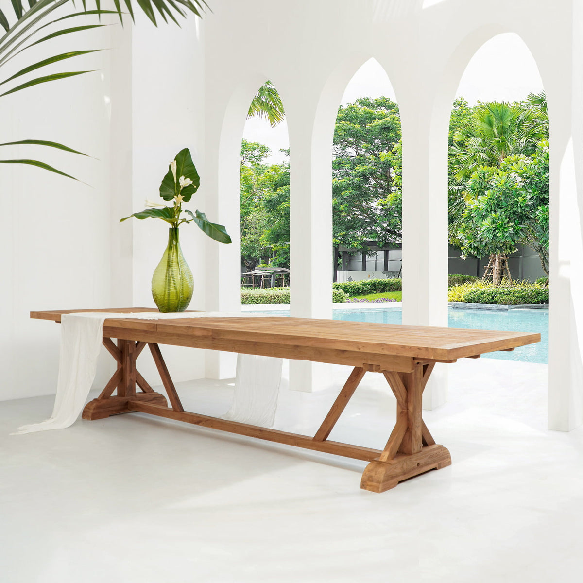 Cross Leg Extension Table - Kd