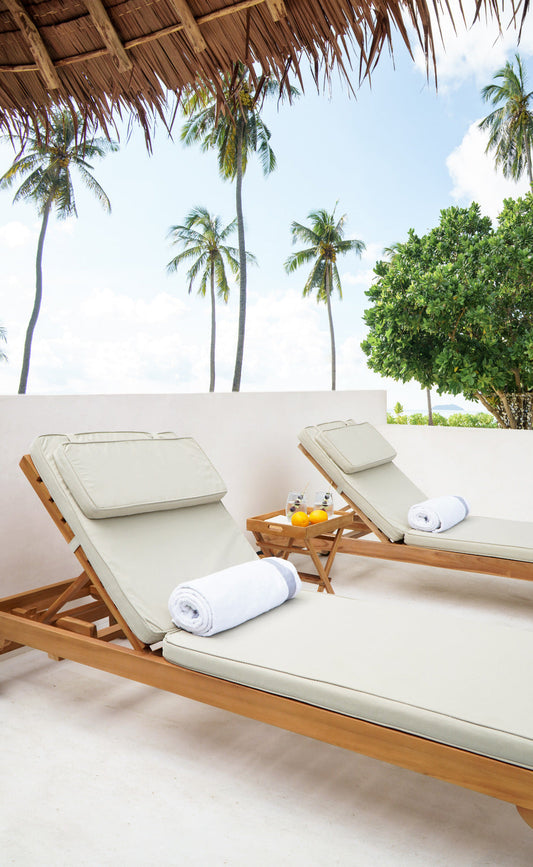 Bali Furniture – Rama Sun Loungers With Piping Cushion – Rama Sun Loungers With Piping Cushion br