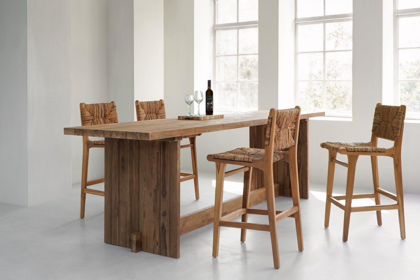 Bali Furniture – Thomas Bar Table – Thomas Bar Table brings a refined Bali a