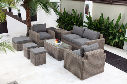 Rope living set Perth – boho furniture handcrafted in Bali by BaliSouk