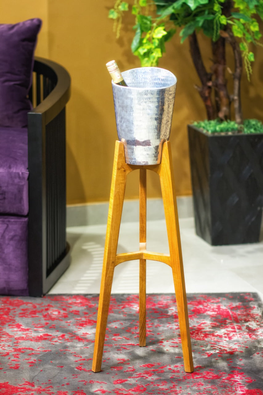 Teak pot – Ypatia Wine, natural natural materials in boho style