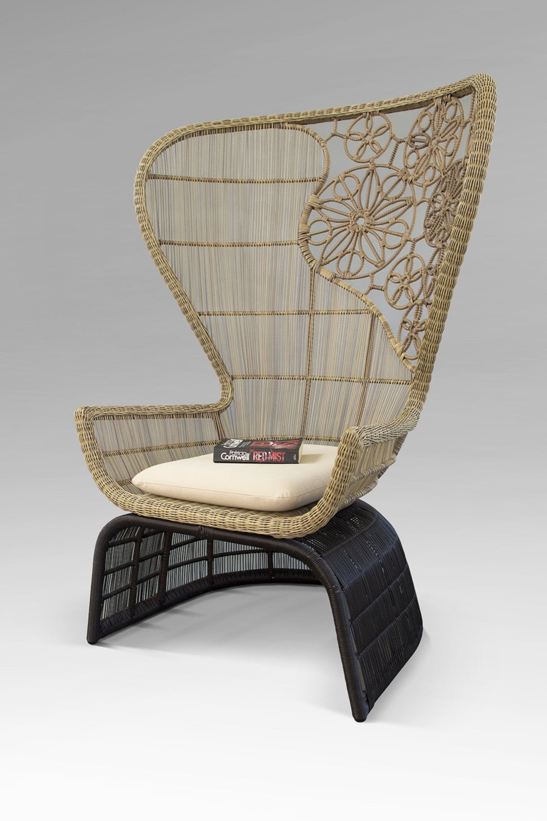 Handmade handcrafted chair – the Queen, boho furniture made in Bali