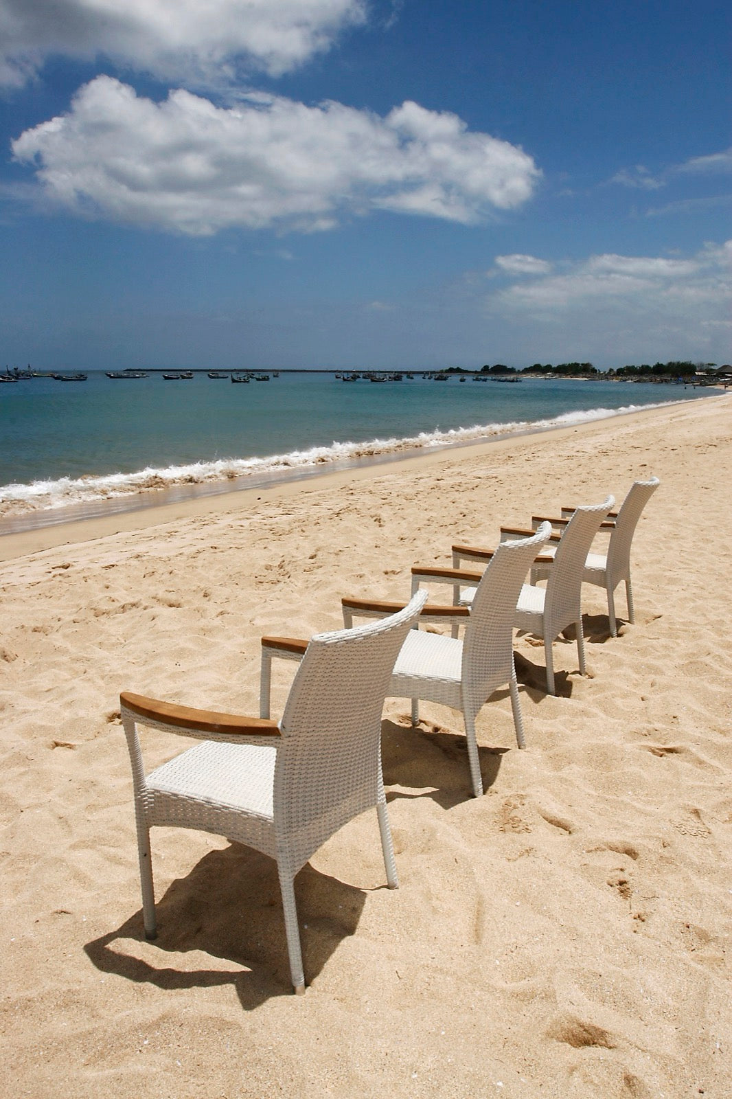 Synthetic rattan chair Helene Stackable – handmade in Bali, boho style