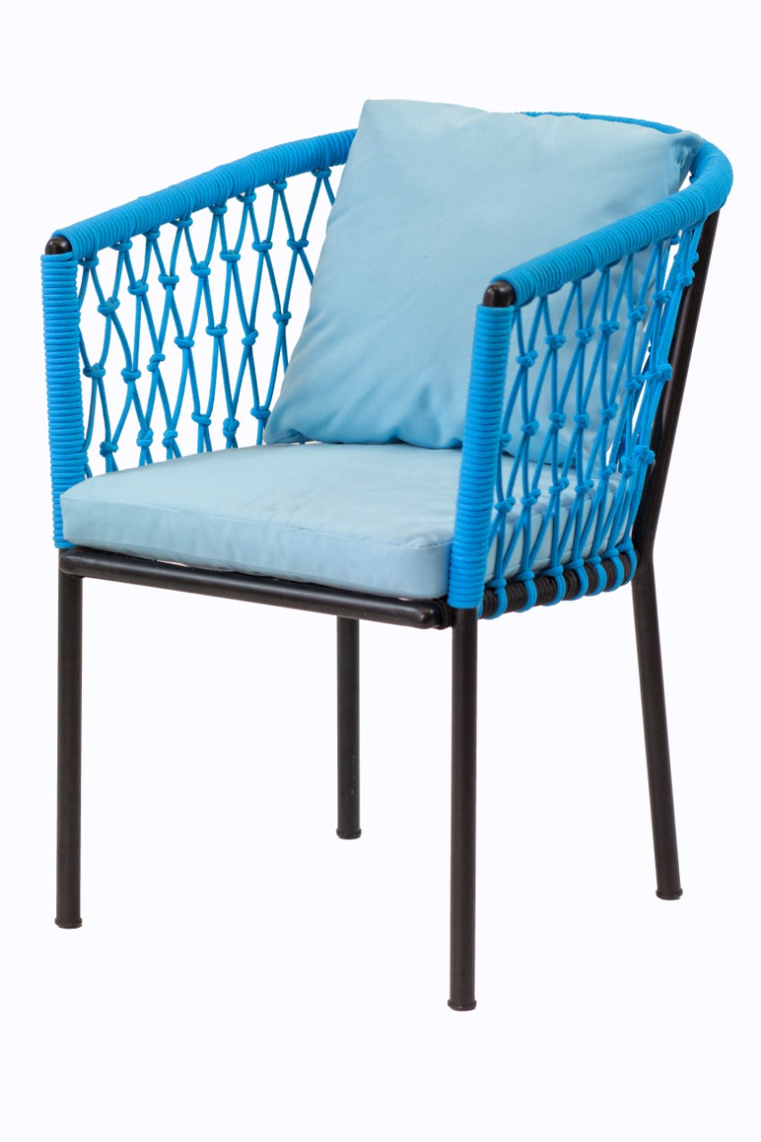 Rope armchair – Naxos Arm, natural natural materials in boho style