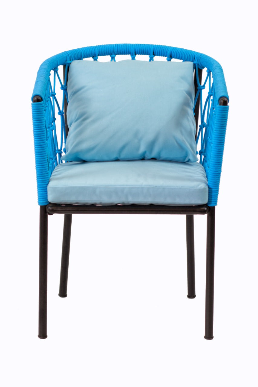 Rope armchair Naxos Arm – handmade in Bali, boho style