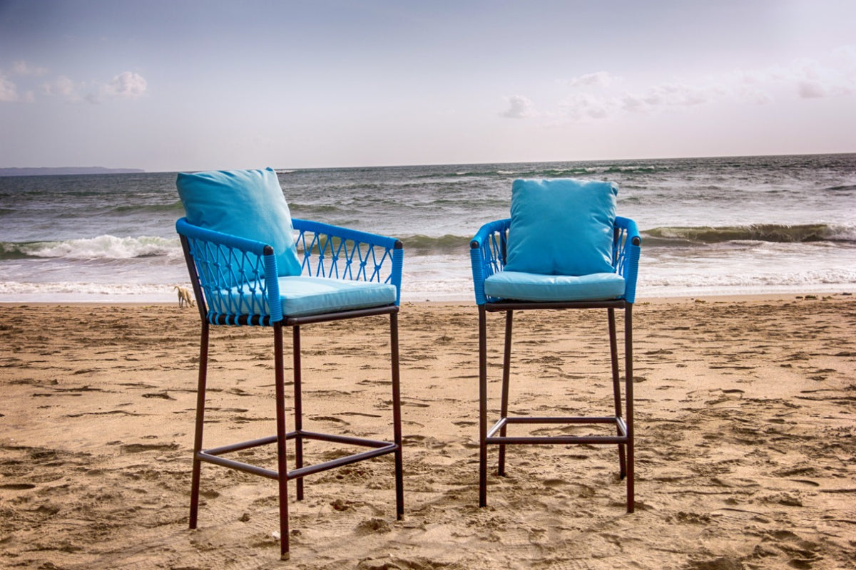 The Naxos bar chair – natural materials, boho furniture handmade in Bali
