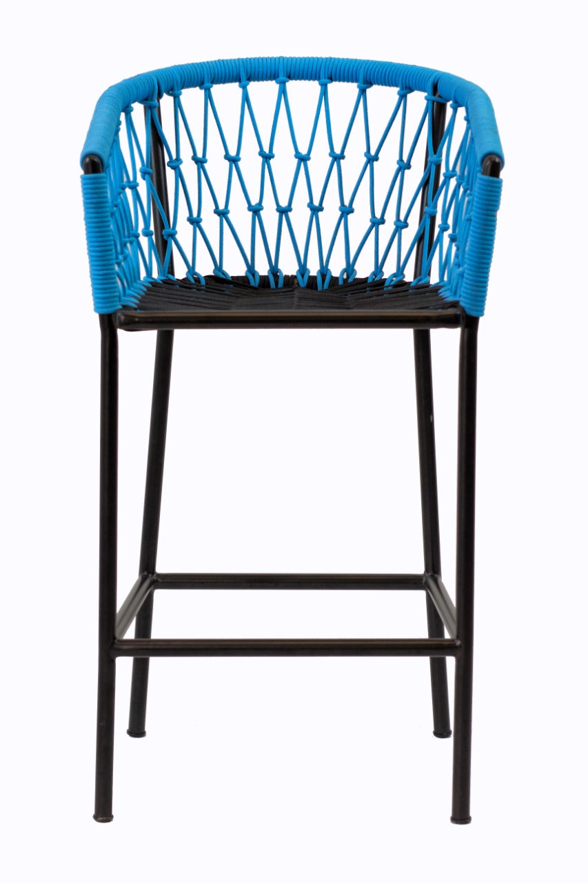 Rope bar chair Naxos – boho furniture, handwoven and handmade in Bali