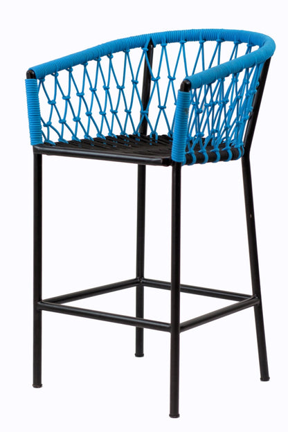 Rope bar chair Naxos – boho furniture, handwoven and handmade in Bali