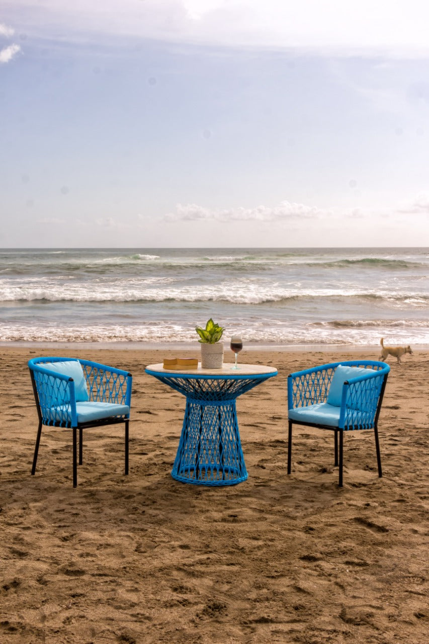 Naxos – natural materials table, boho furniture from Bali