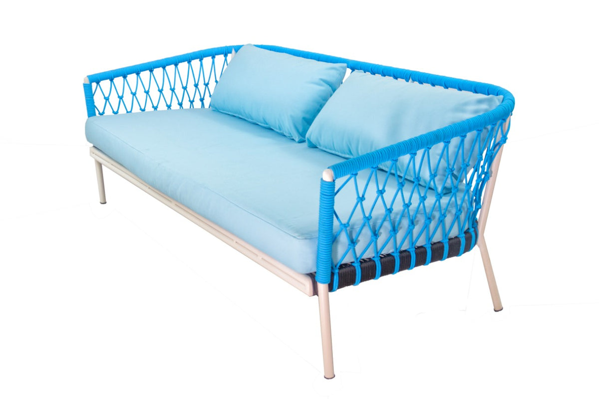 Rope lounge chair – Naxos – boho furniture handmade in Bali by BaliSouk