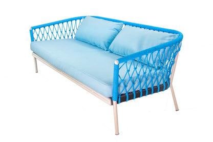 Rope lounge chair – Naxos – boho furniture handmade in Bali by BaliSouk