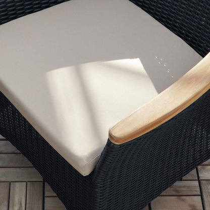 Bali Furniture – Helene Teak Armchair With Cream Cushion