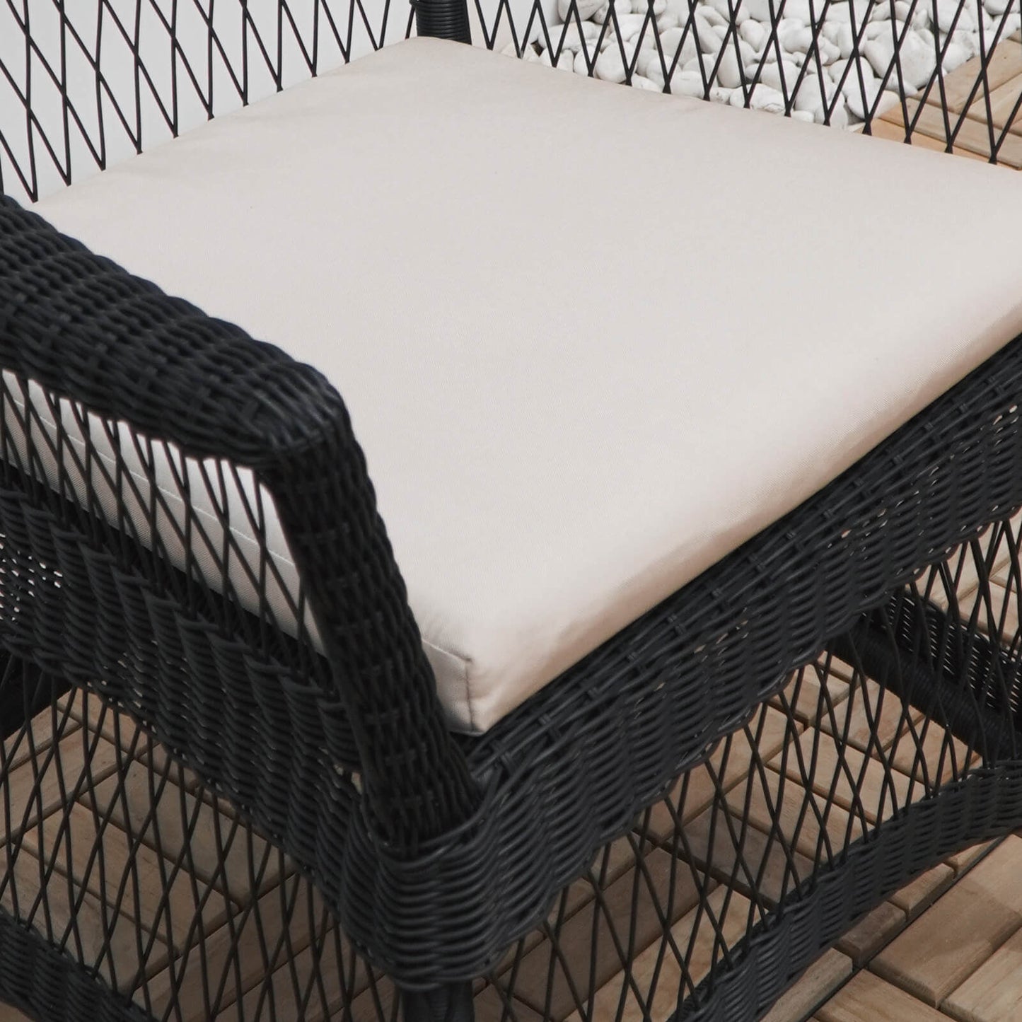Bali Furniture – Zoja Dining Chair With Beige Cushion Seat