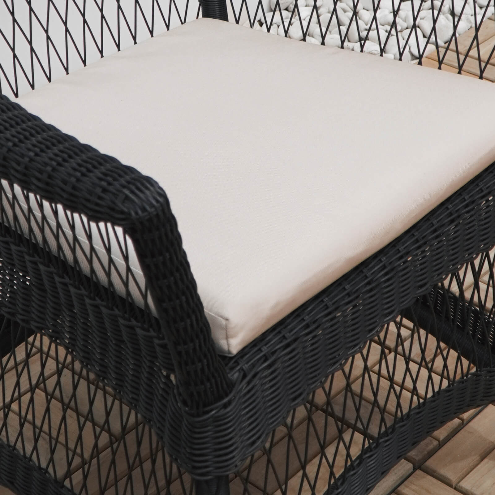 Bali Furniture – Zoja Dining Chair With Beige Cushion Seat