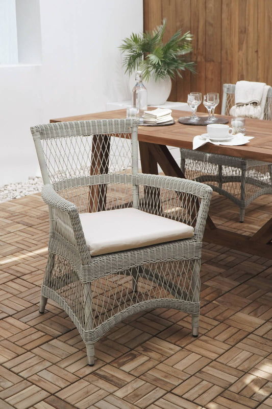 Zoja Dining Chair With Beige Cushion Seat